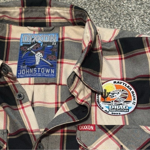 Dixxon Flannel The Johnstown Men’s 2XL With Embroidery - Picture 4 of 8